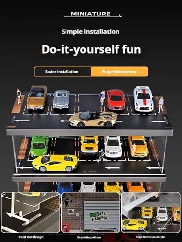 Vehicle Display case - 1:64 3 leaves