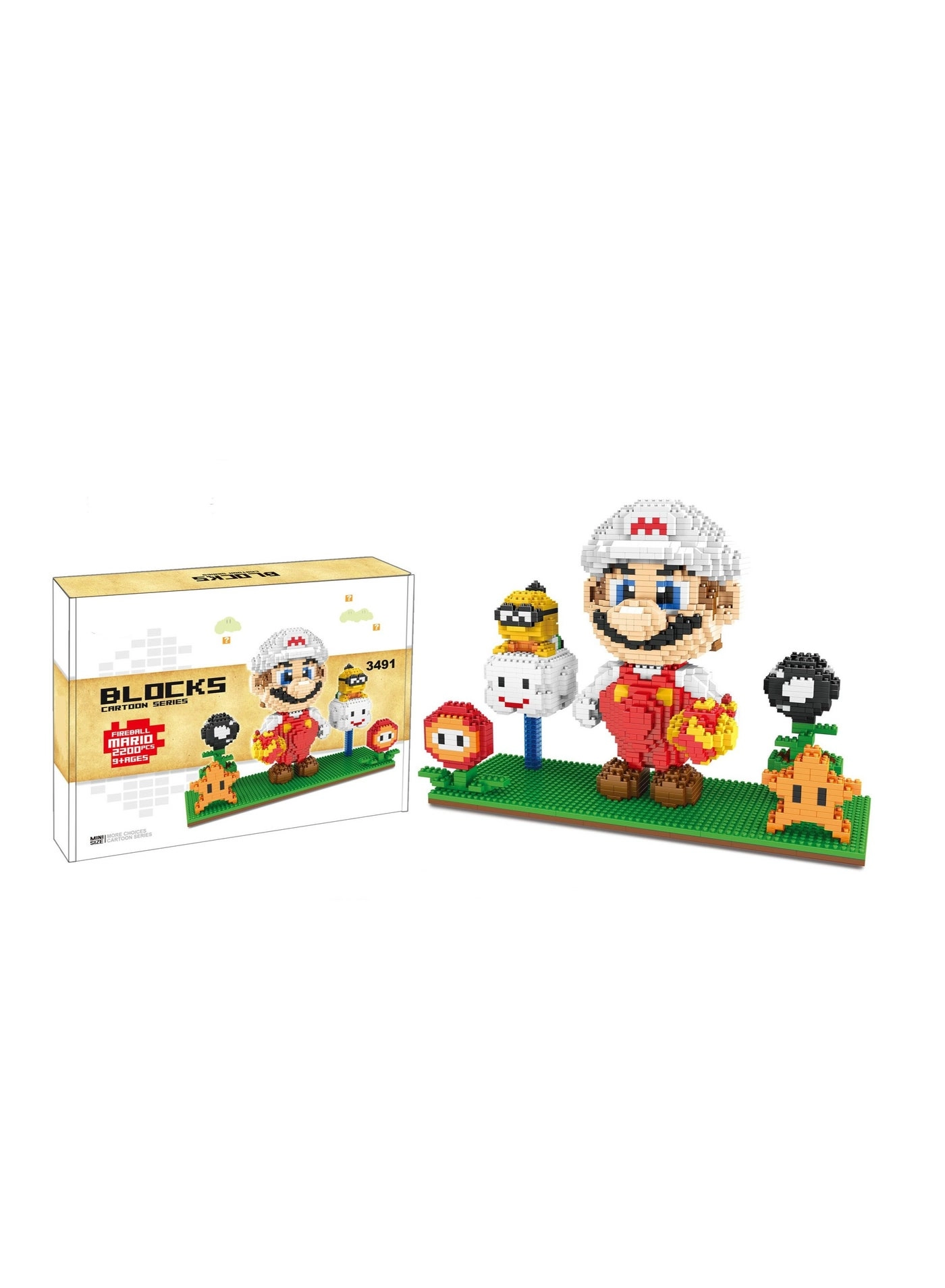 Super Mario Bros Building Bricks Set - Super Mario