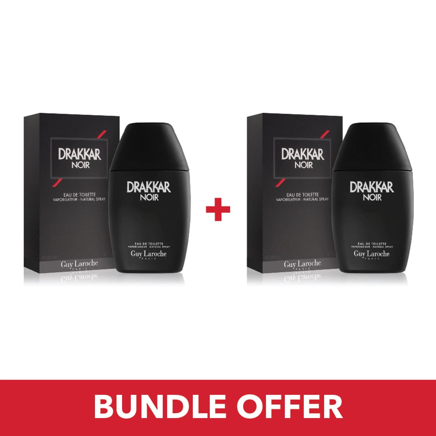 Guy Laroche Drakkar Noir Eau de Toilette 200 ml Bundle