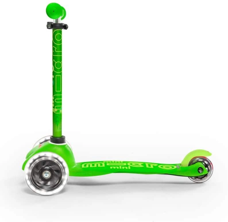 Mini Deluxe 3-Wheel Kick Scooter – 120/85 mm LED