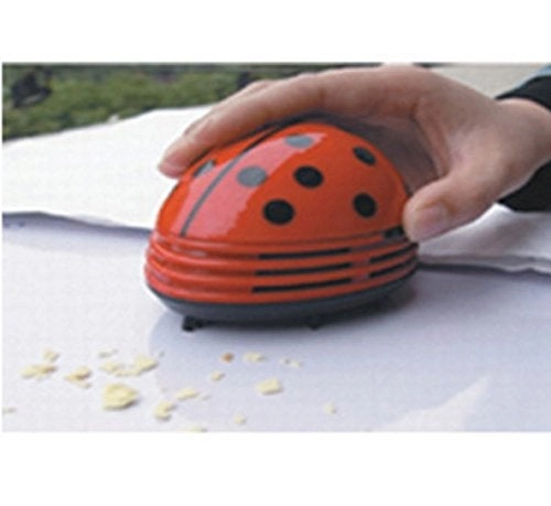 Ladybug Shaped Portable Corner Desk Vacuum Cleaner