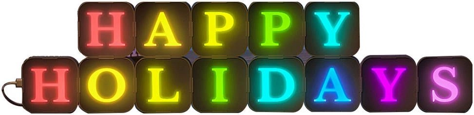 LED Syro Box - 16RGB SET Letters