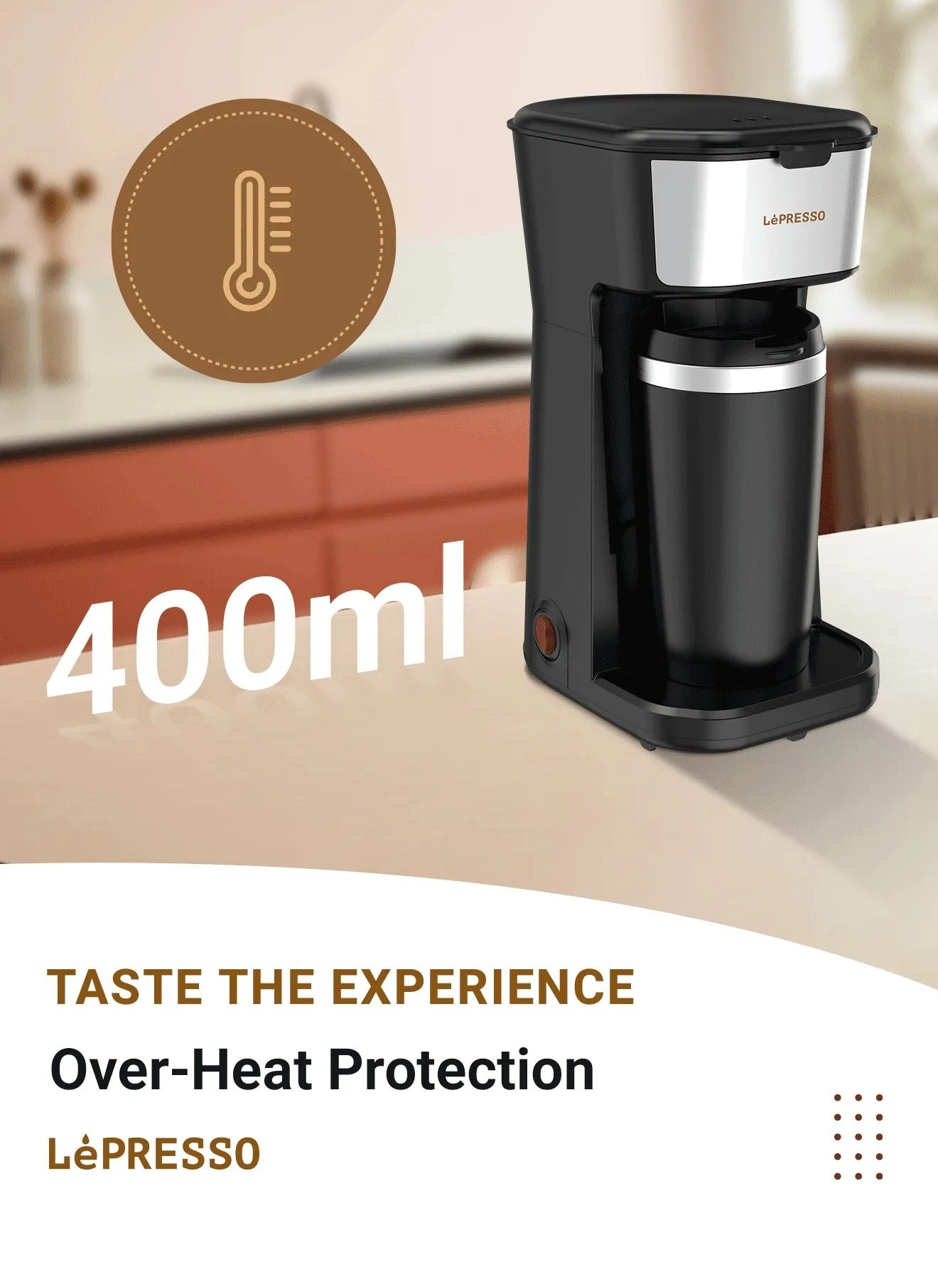 Coffee Maker - 0.4 Liter Espresso Maker|Turkish Coffee Maker