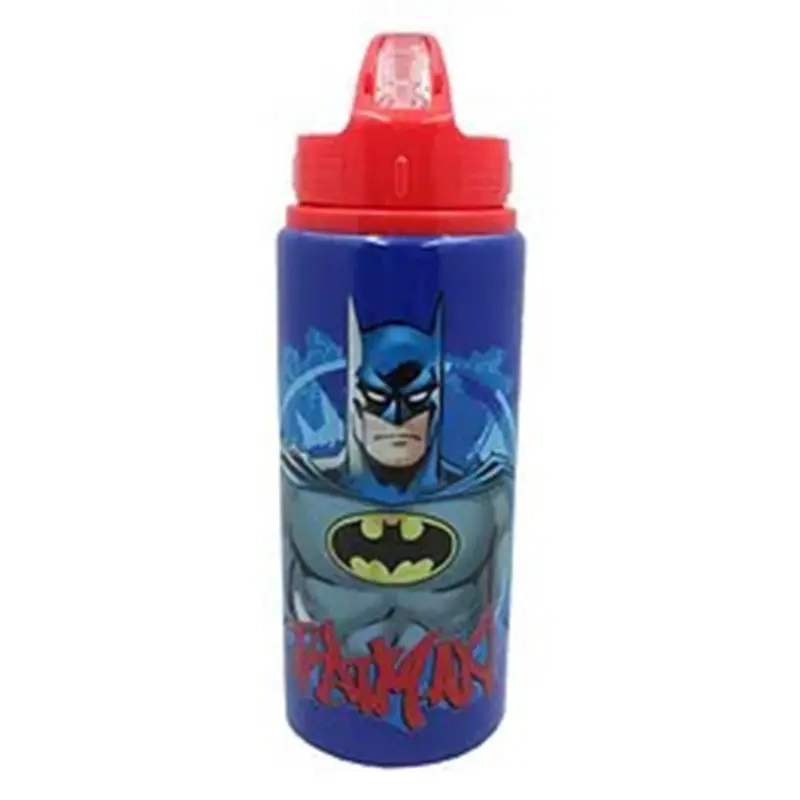 DC Batman Water Bottle Aluminium 600 ml - screw-on lid