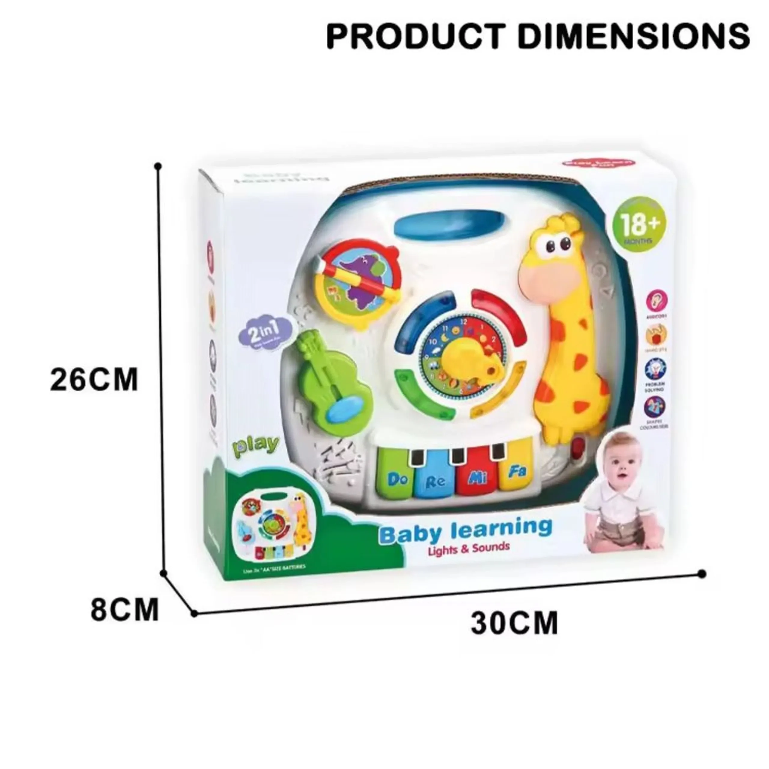 Little Angel Baby Musical Learning Keyboard - 18 months+