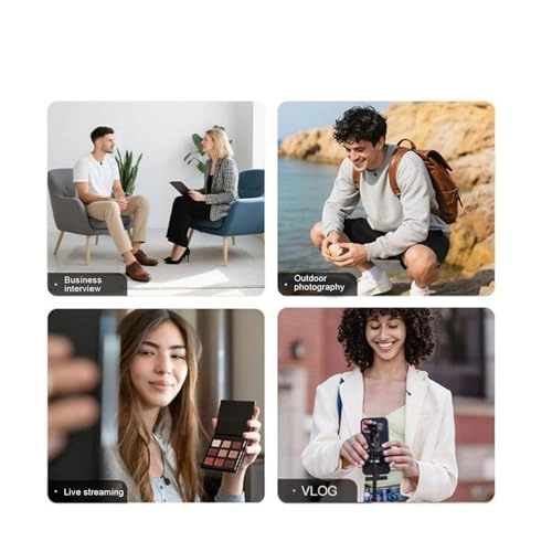 Wireless Lavalier Microphone - 2 2.4G