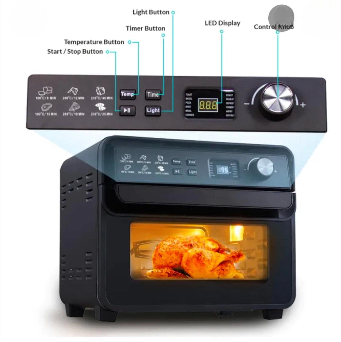 Digital Air Fryer Oven - 22L