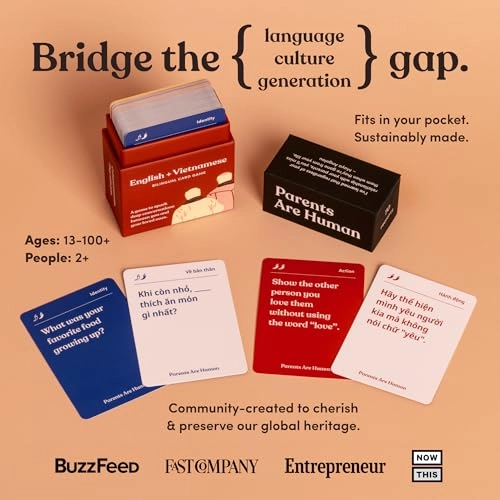 Bilingual Conversation Cards - 13 years and up 70 pieces