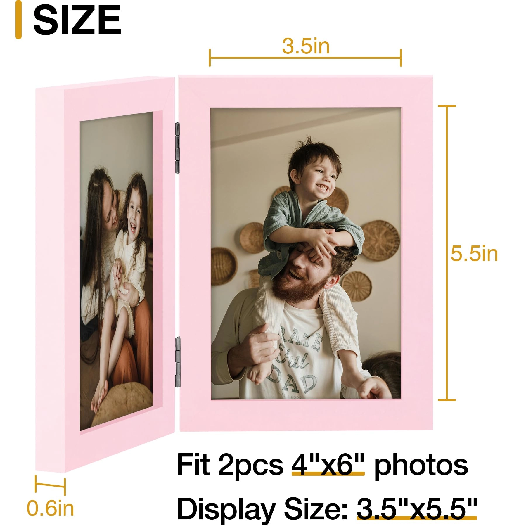 Double 6x4 Picture Frame