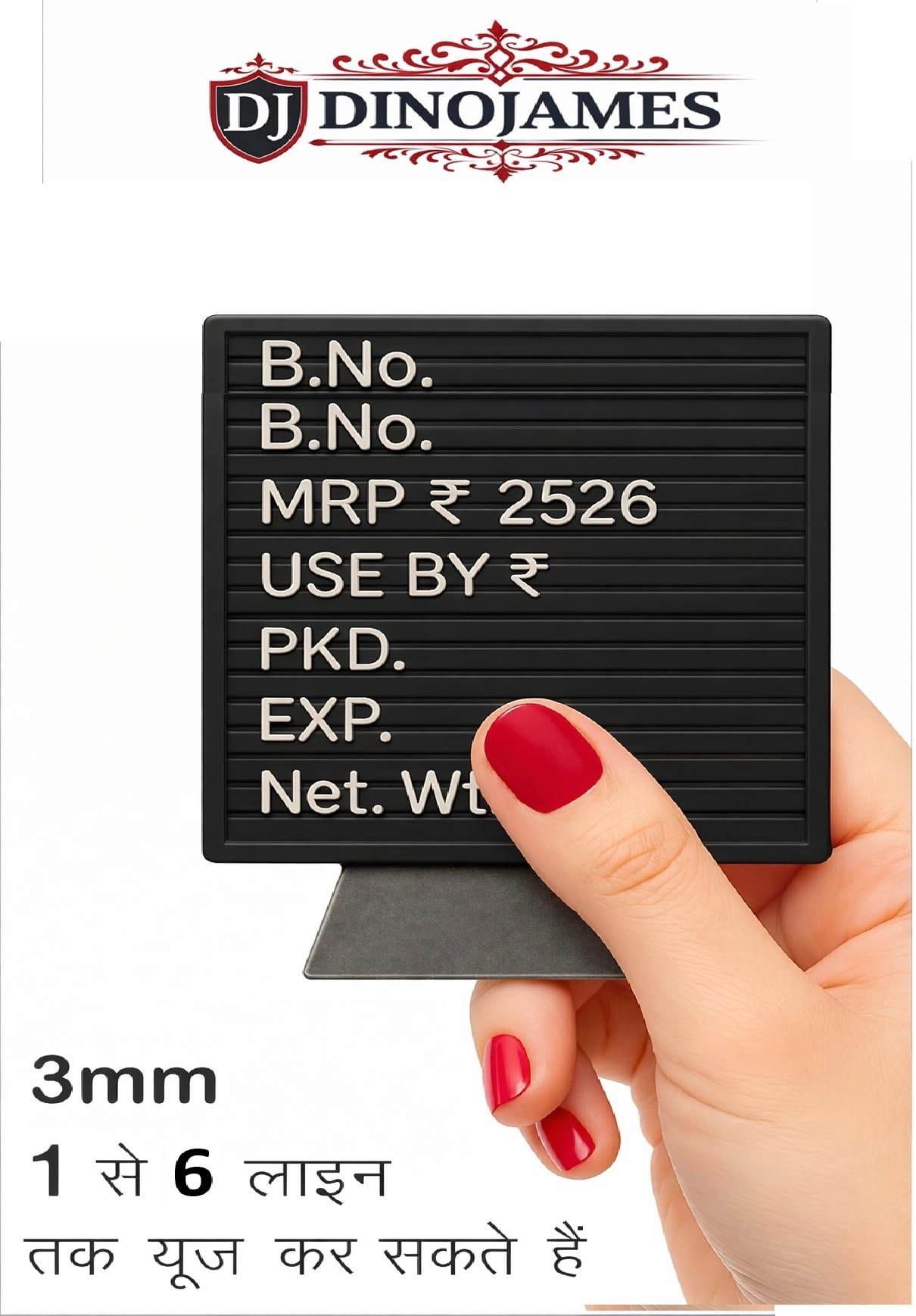 Manual Batch Coding Machine