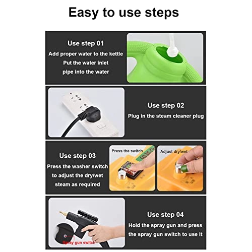 Steam Cleaner - 2-3bar 200 Milliliters