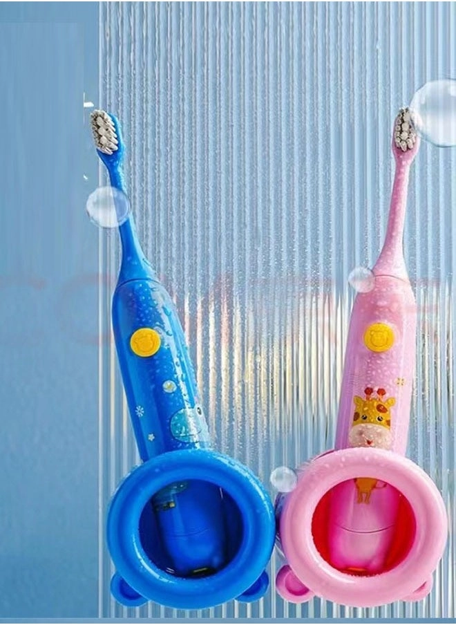 Electric Toothbrush - Super Soft Blue 4 Different Heads