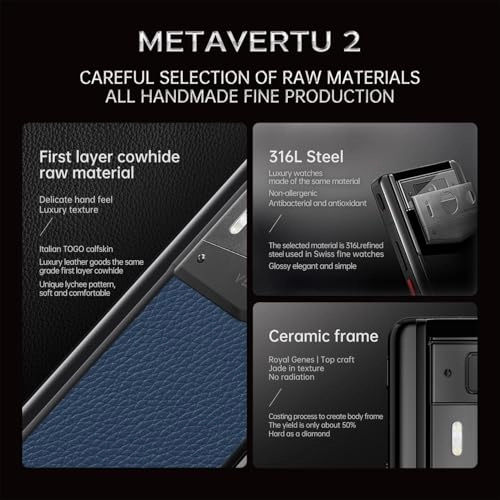 METAVERTU 2 - 6.78-inch + Grand Smart Watch - 44mm Ceramic + Ai Diamond Ring