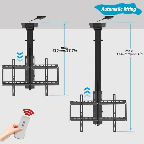 TV Ceiling Mount - 50kg 32-75 inch