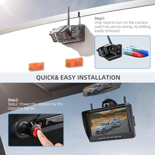Magnetic Wireless Reversing Camera - 1080P