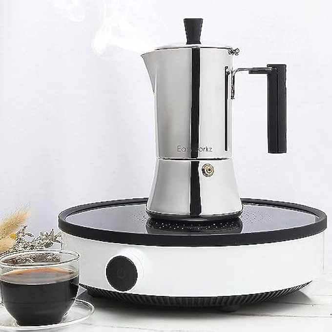 Moka Pot - Stovetop Induction 6Cup