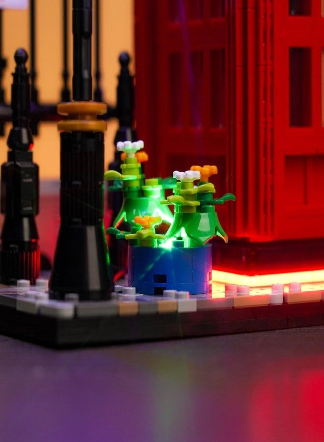 LED Light Kit for Lego 21347 Red London Telephone Box