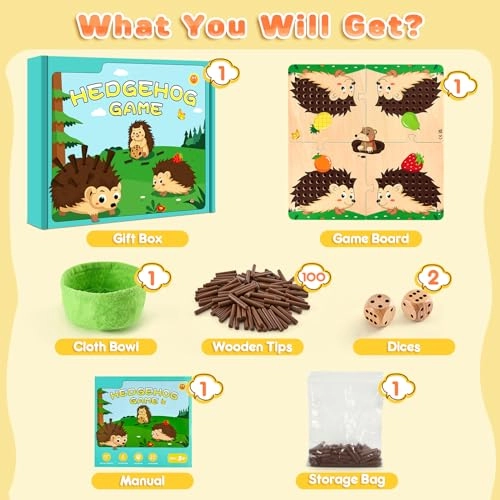 Hedgehog Game - 36 months+ 100 pieces