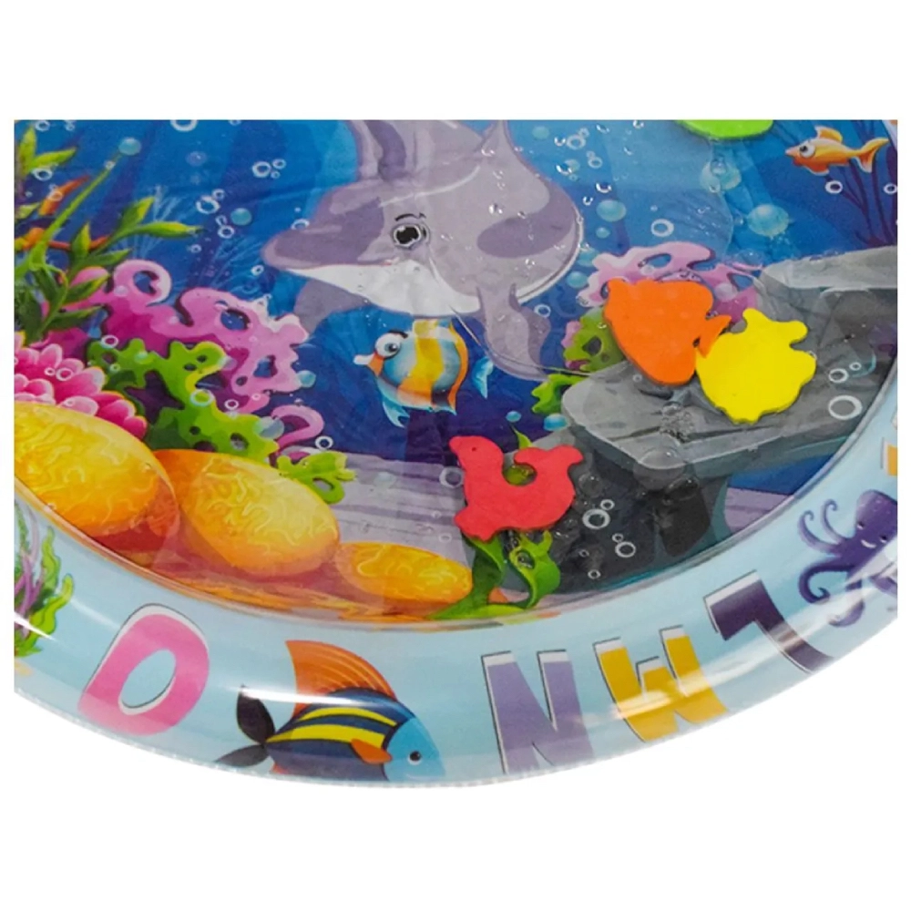 Tummy Time Inflatable Water Playmat - ocean-themed 0 month