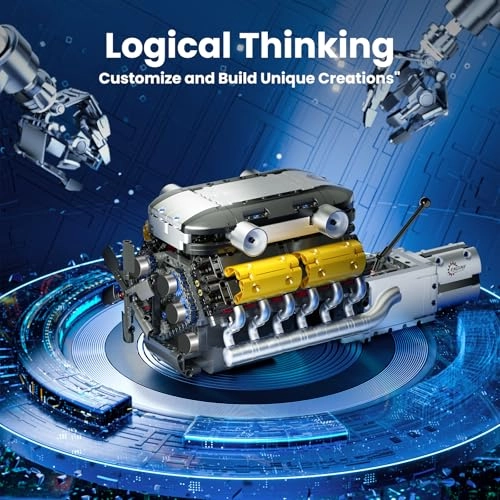 LB V12 Engine Physical Science - 14 years+ 1260 pieces