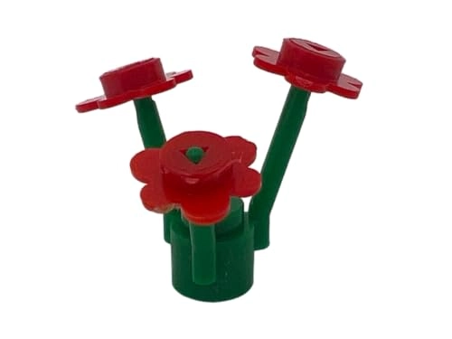 Clamping Blocks - 12 pcs White / Light Green Stem Flower