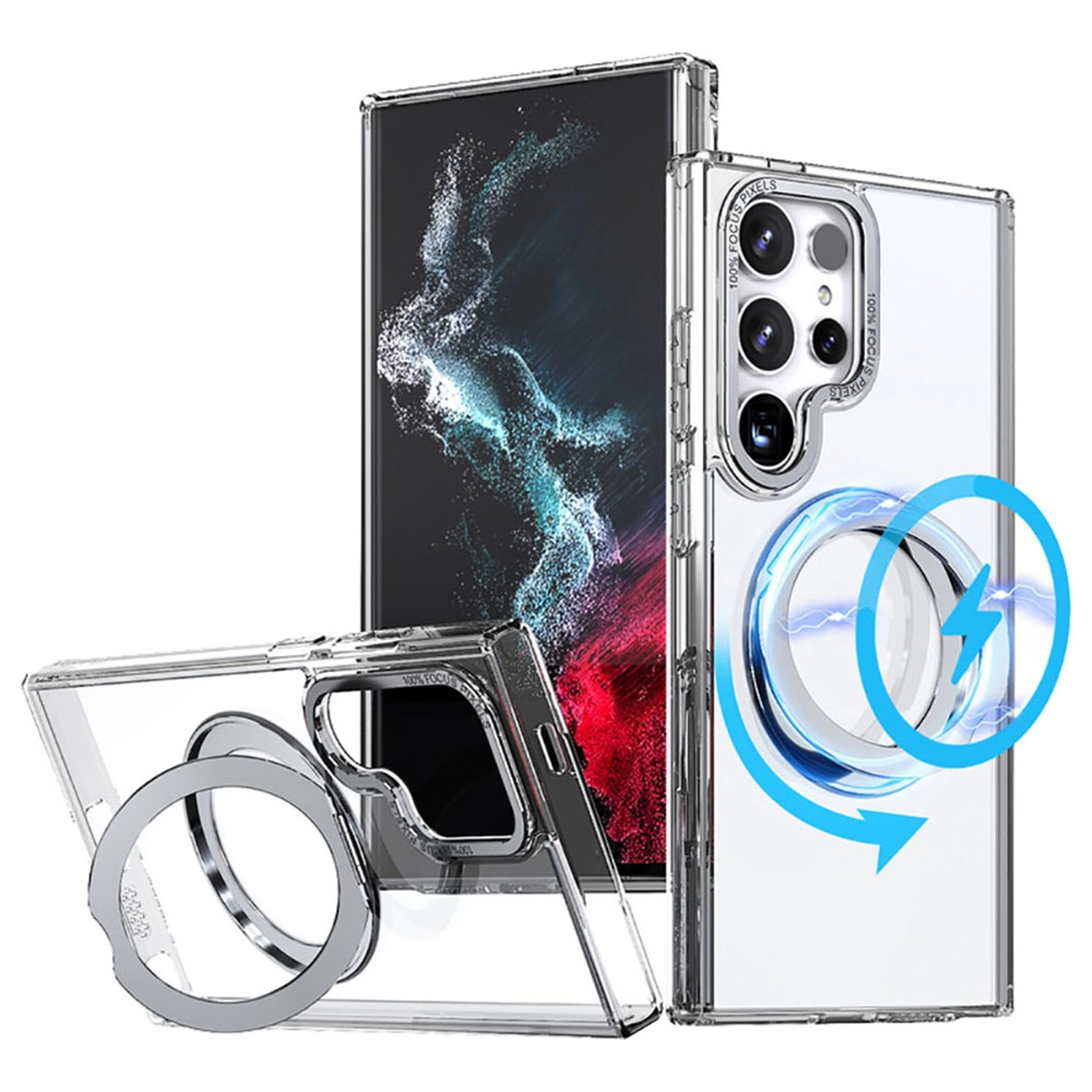 Ring Stand Case for Samsung Galaxy S24 Ultra