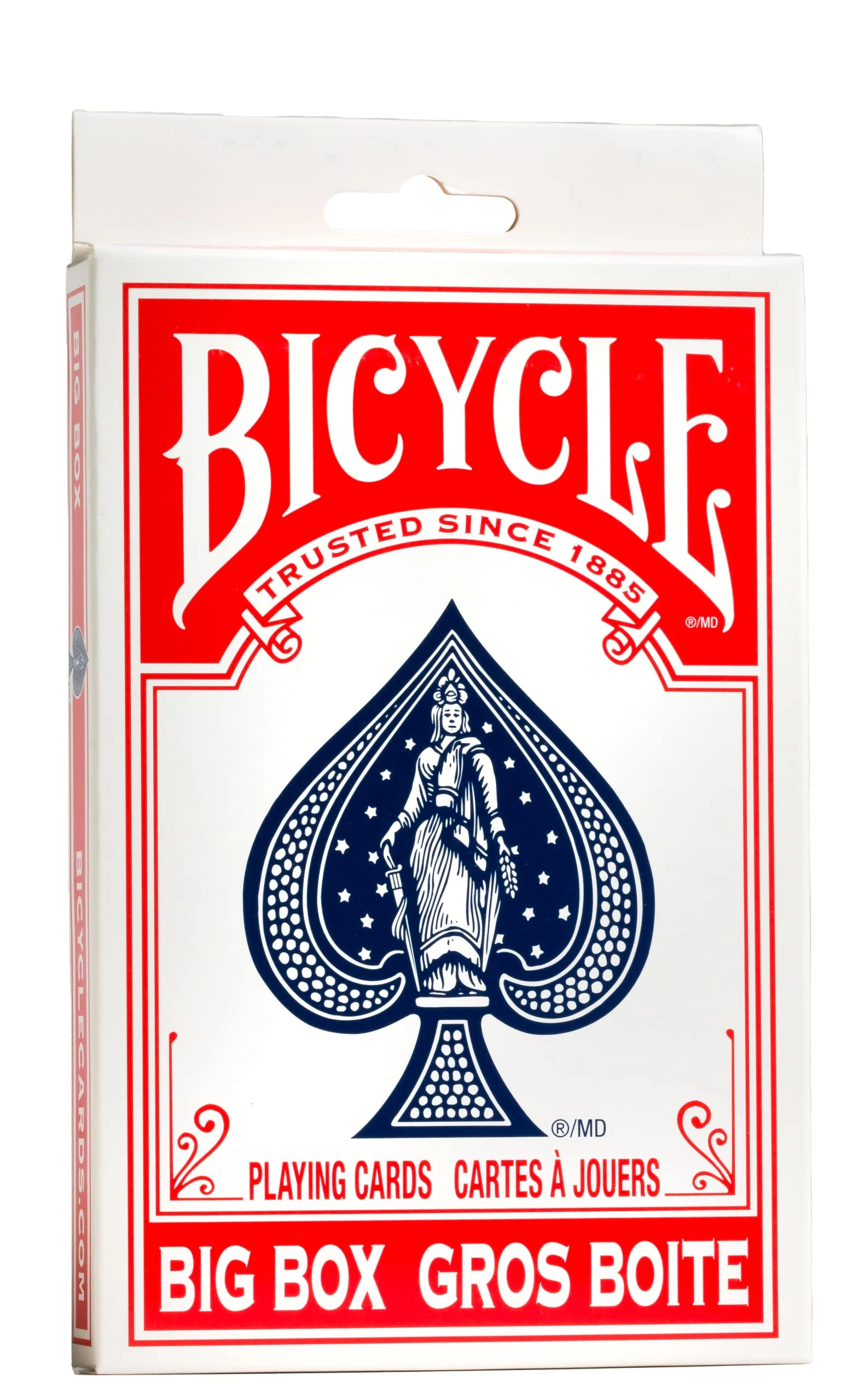 Bicycle Big Box - Red classic rider back