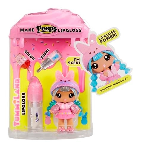 Maddie Mallows Lip Gloss Doll - 4” Ages 4+