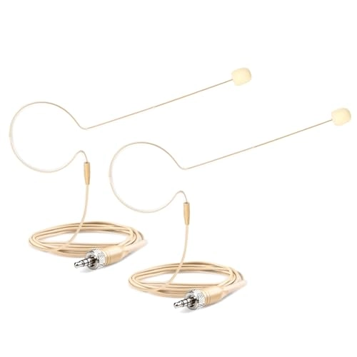 3.5MM Stereo Screw Lock Headset 3.5mm-Mini-Jack Microphone