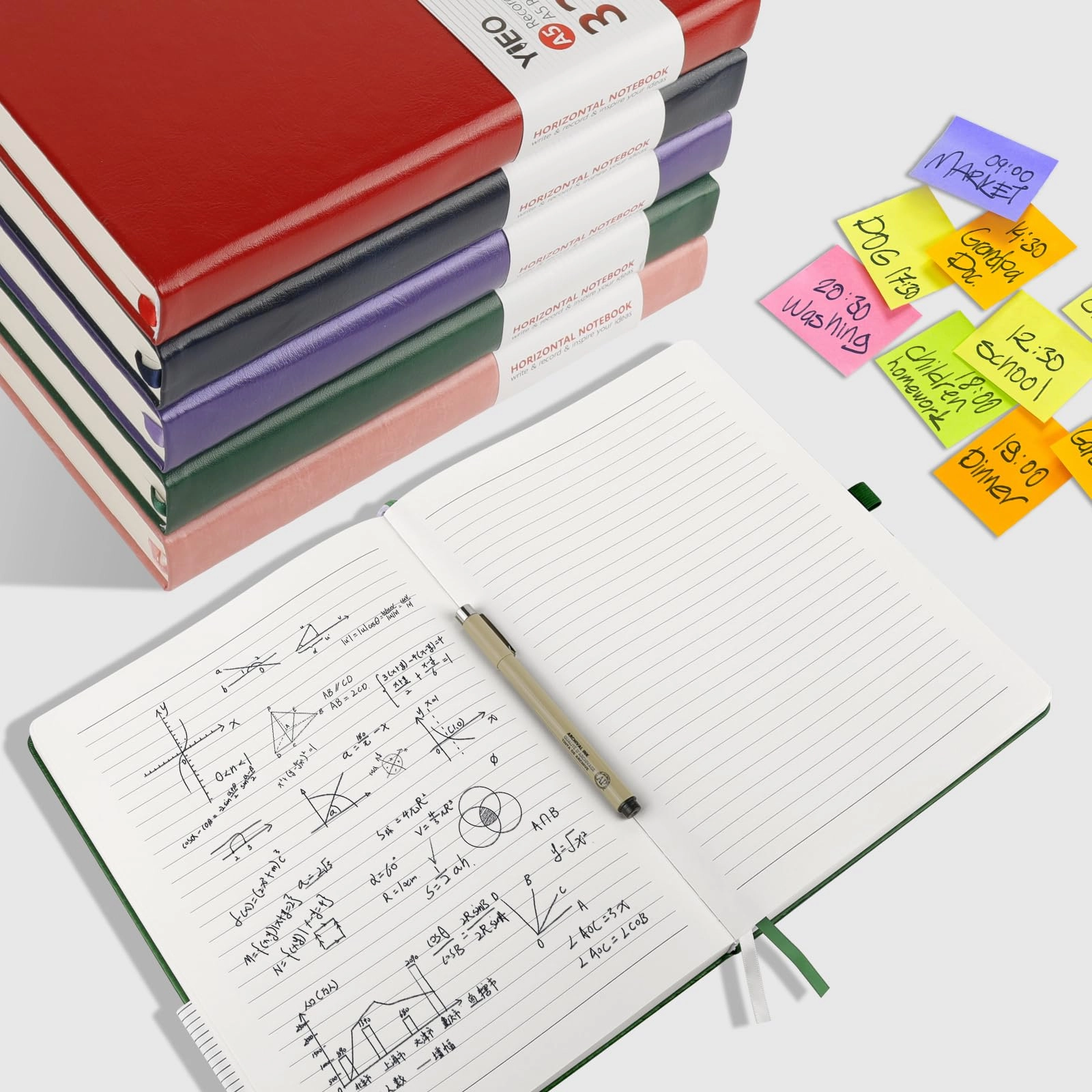 Notebook A5 Hardcover - Lined 160 Sheets