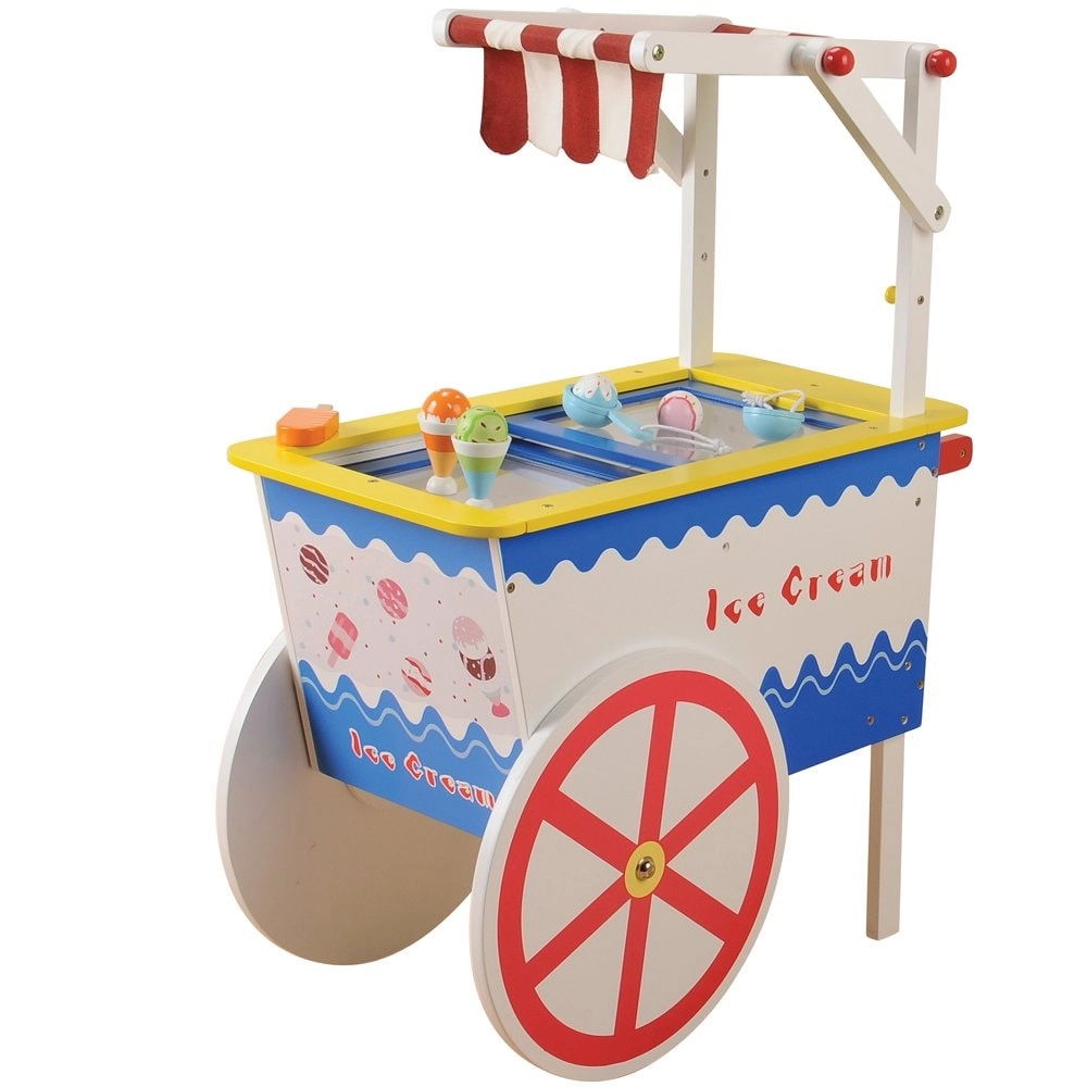 Constructive Playthings Woodn Ice Cream Cart