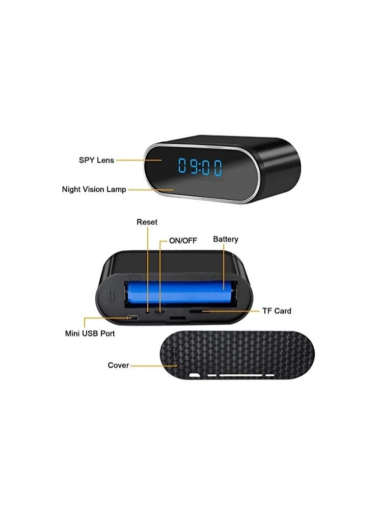 Hidden Camera Clock - 1080P