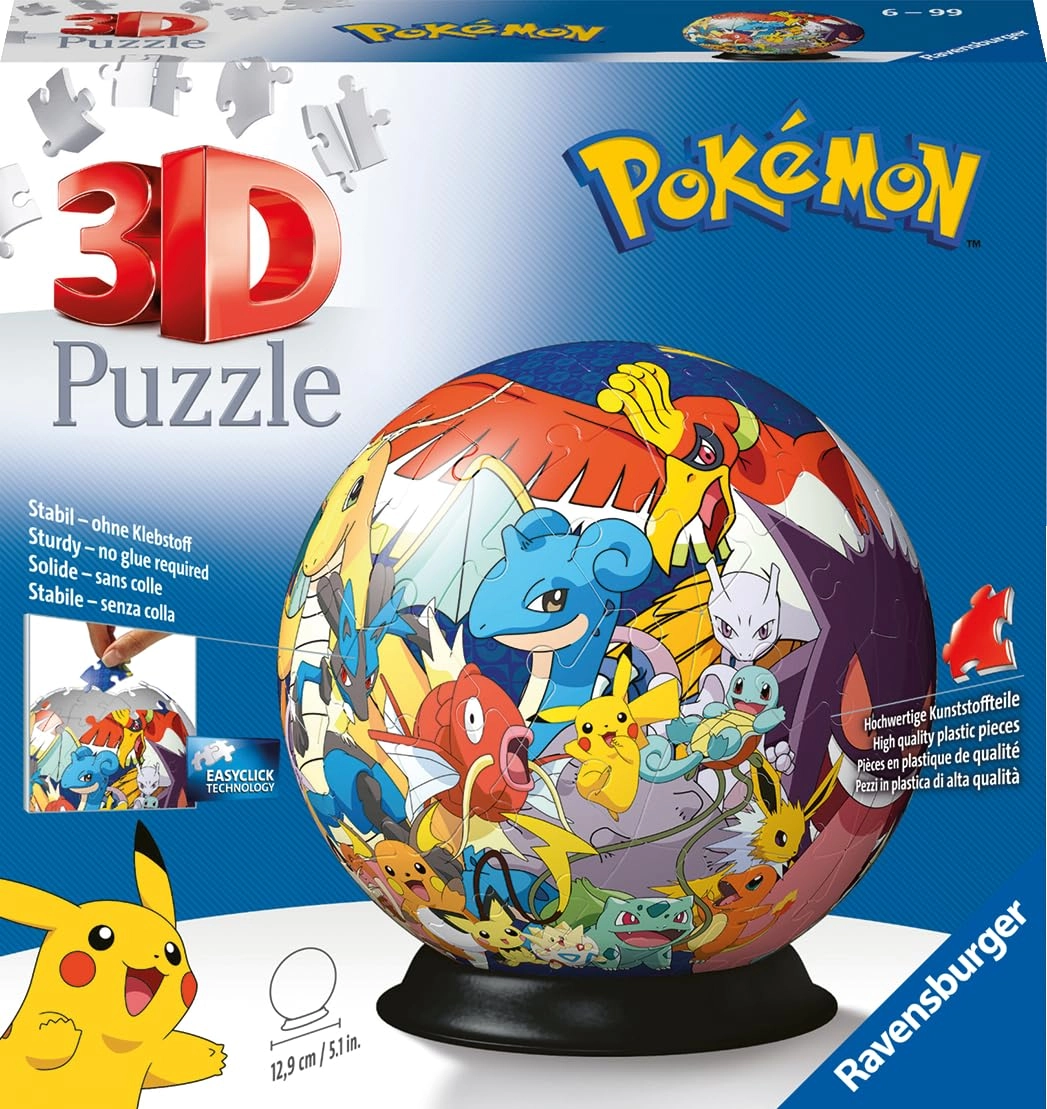 Pokemon 3D Puzzle Ball (11785) - 72 pcs
