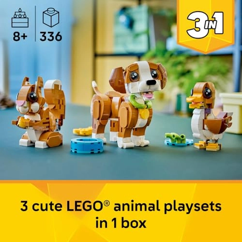 LEGO Creator Cute Animals: Playful Puppy Dog (31382) - 3in1