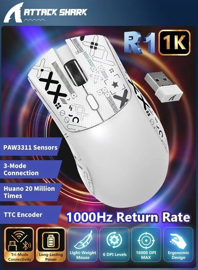 ATTACK SHARK R1 Superlight Mouse - Wireless
