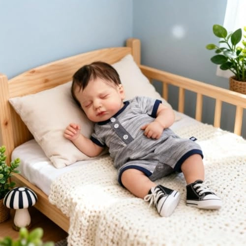 LOULOU Reborn Baby Doll - 20 Inch Full Body Vinyl Boy Ages 3+