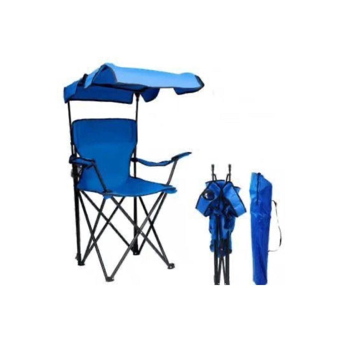 Folding Camping Chair - Black Lightweight