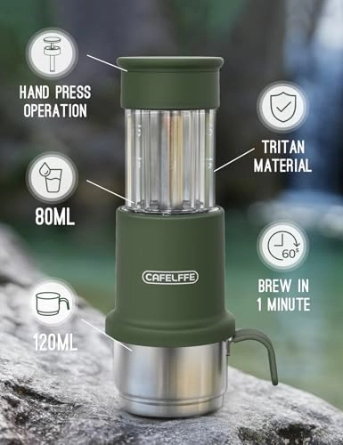 MK-501 - 120 Milliliters ground coffee & Nec* capsule and DG* capsule