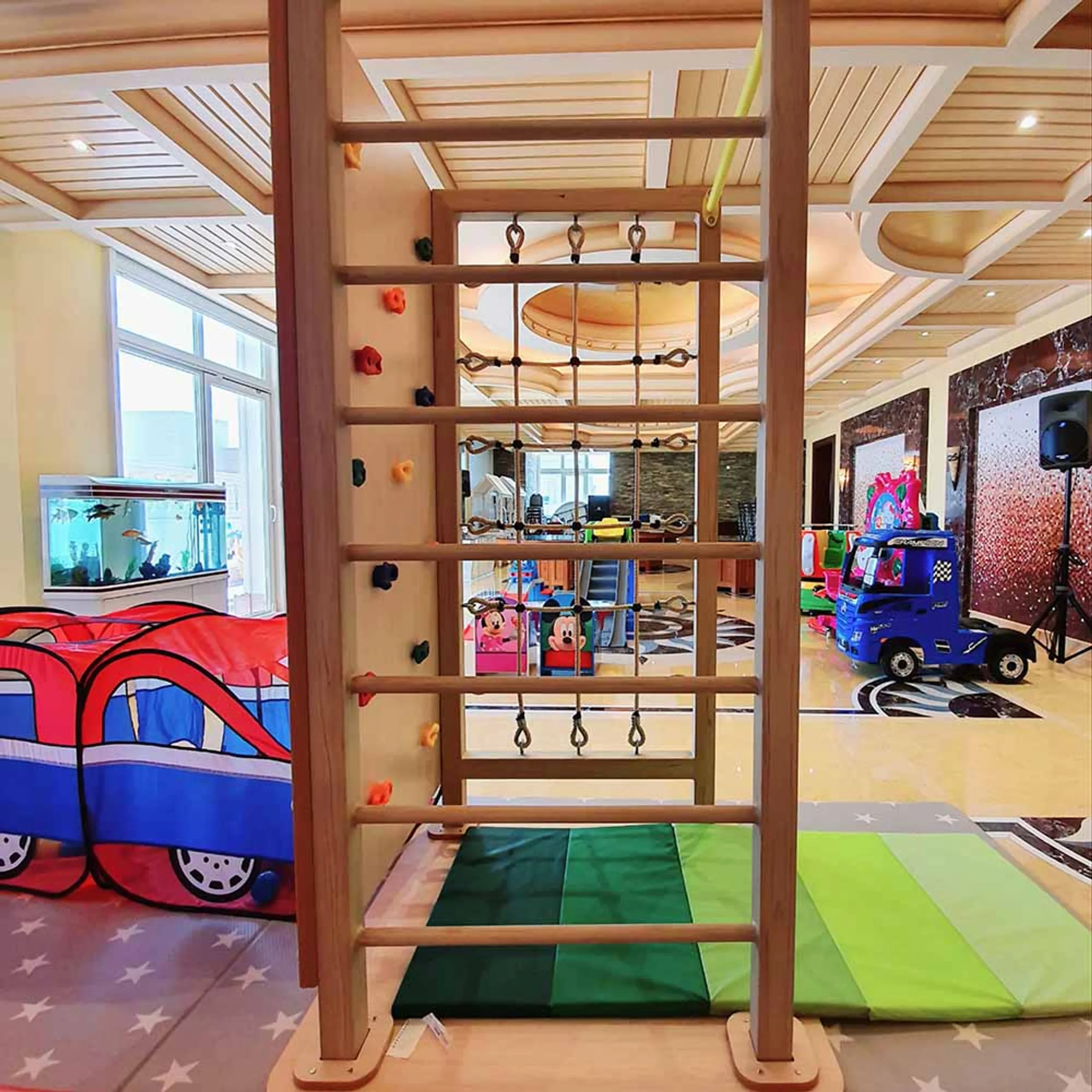 Free Standing Multi Climb Tower - Suitable for 3 to 9 yrs Indoor use