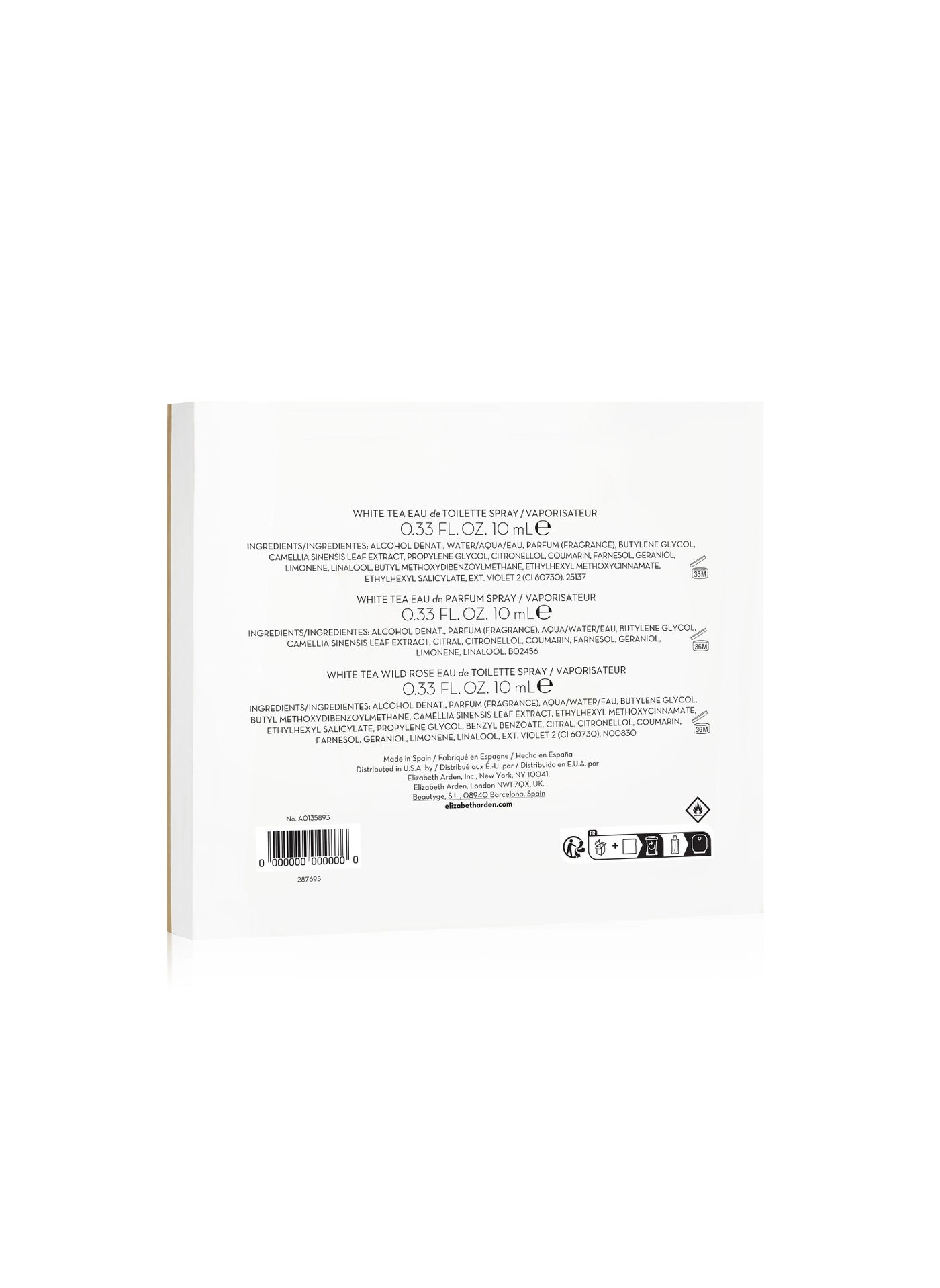 White Tea Eau de Toilette + White Tea Eau de Parfum + White Tea Wild Rose Eau de Toilette