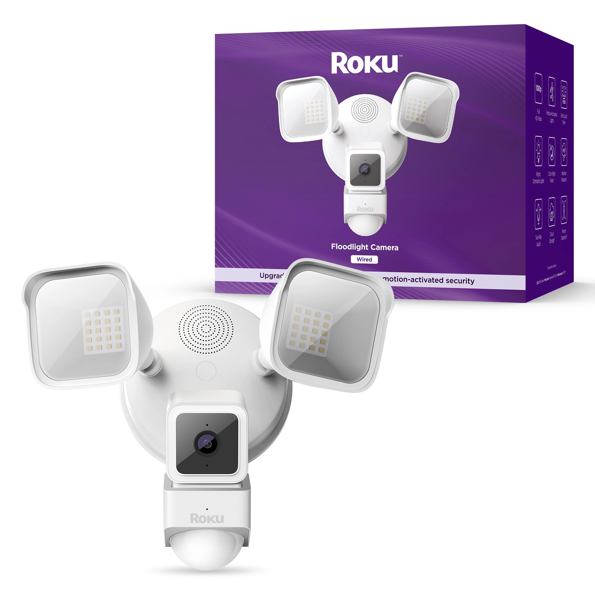 Roku Floodlight Camera 1080p