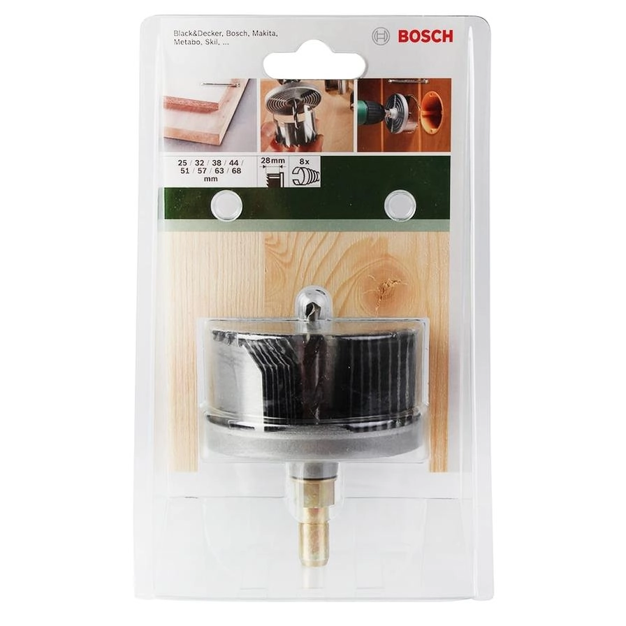 Bosch Hole Cutter - 25-68mm Die Cast Aluminium Set