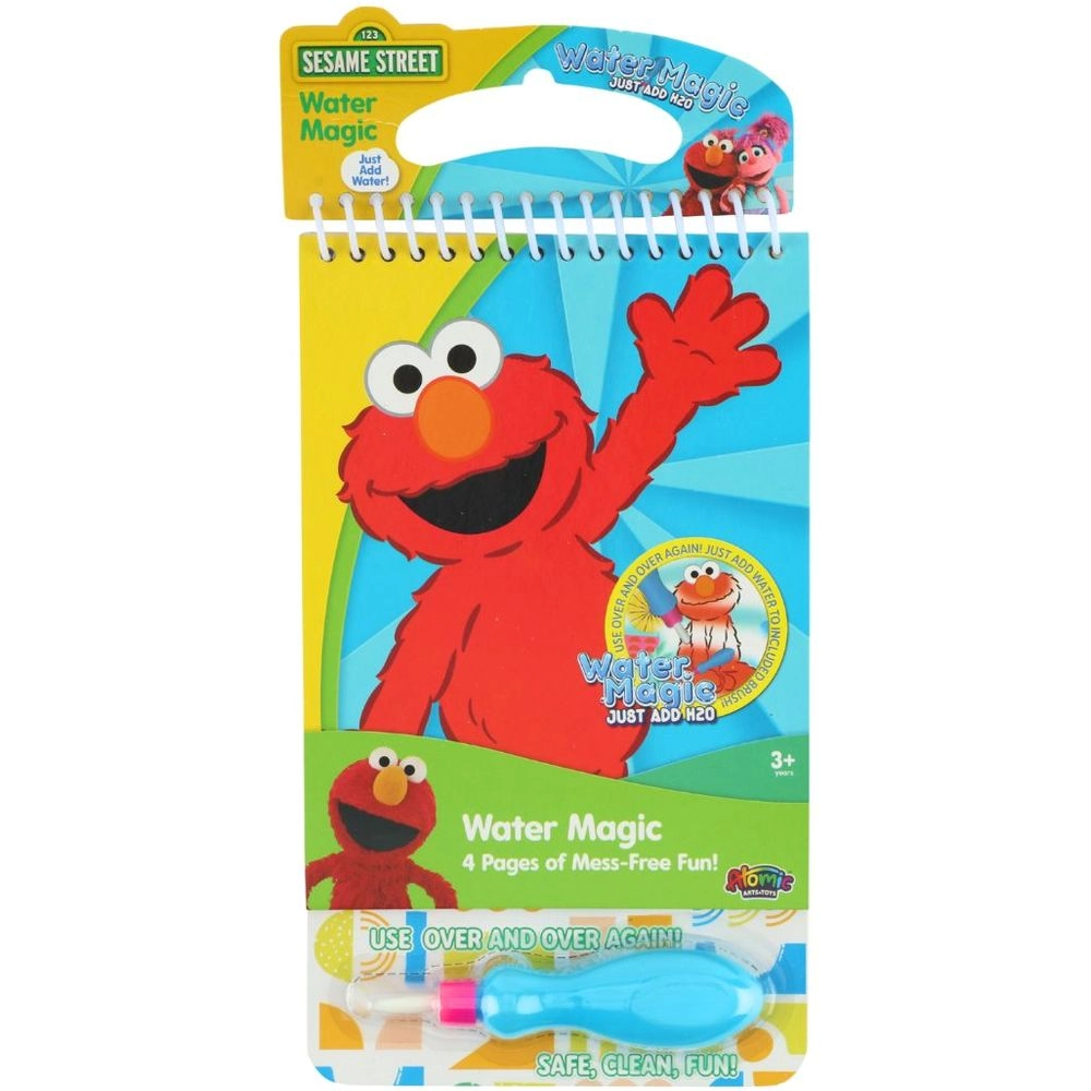 Sesame Street Water Magic Reveal Elmo Cloth Book - 3 years+