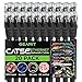 Cat5e Ethernet Patch Cable - 20-Pack 2 Feet Snagless RJ45 Black