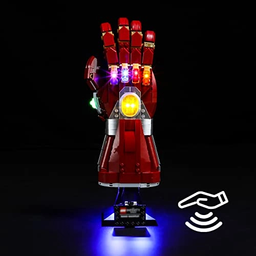 Led Lighting Kit for LEGO-76223 Nano Gauntlet