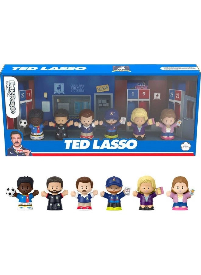 Fisher-Price Ted Lasso Special Edition Set - Ted Lasso Rebecca Welton Keeley Jones Coach Beard Roy Kent Sam Obisanya 6 Figures