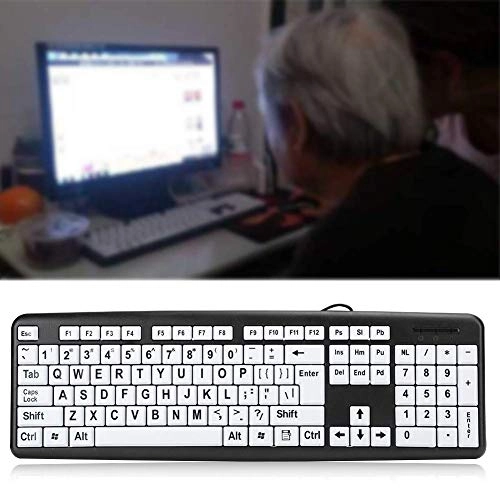 Large Letter Keyboard - Wired