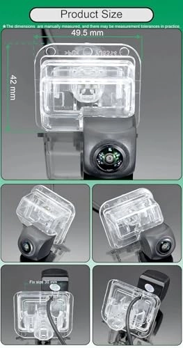 Rear View Camera - Night vision Wire AHD 720P