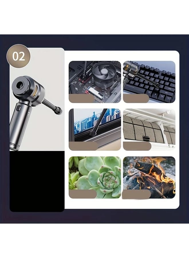 4-in-1 Wireless Handheld Vacuum Cleaner - 2000mAh