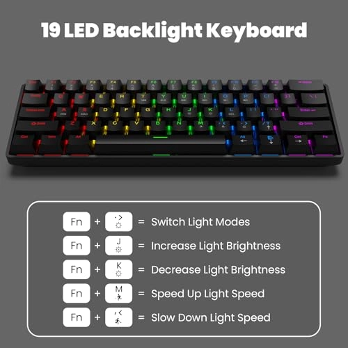 60% Mechanical Gaming Keyboard - Wired